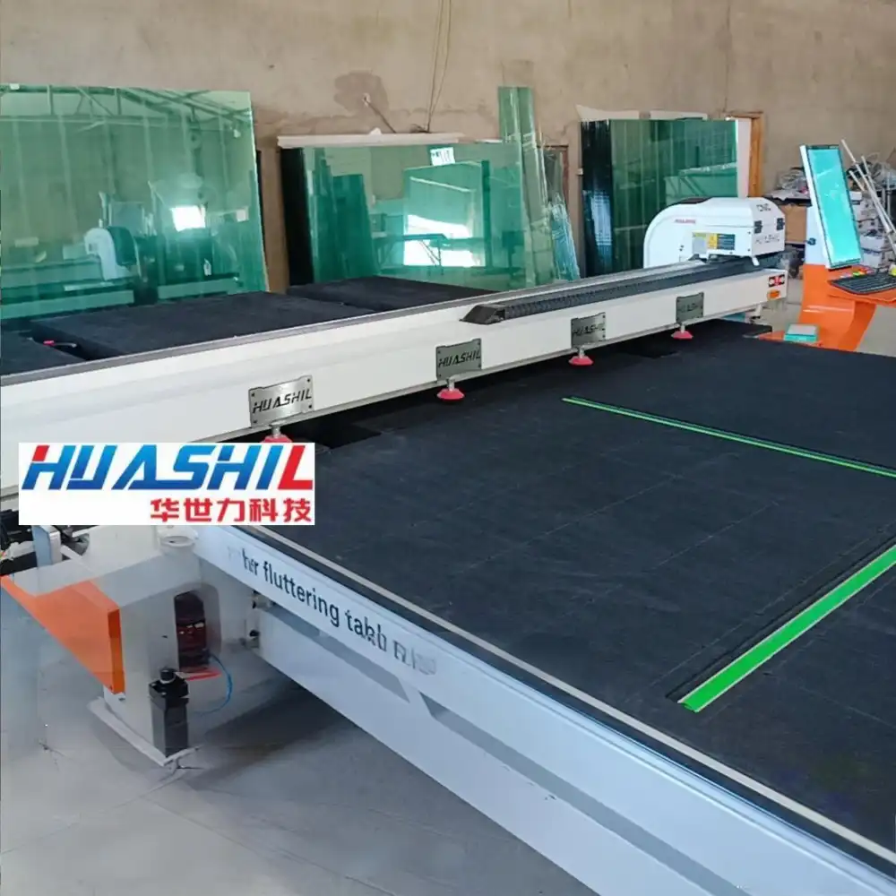 What complex shapes can a CNC glass cutting machine create?